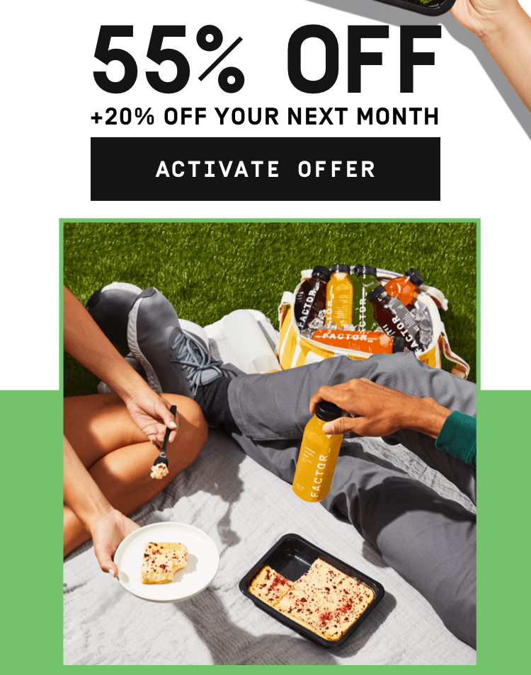 55% OFF + 20% OFF YOUR NEXT MONTH | Activate Offer