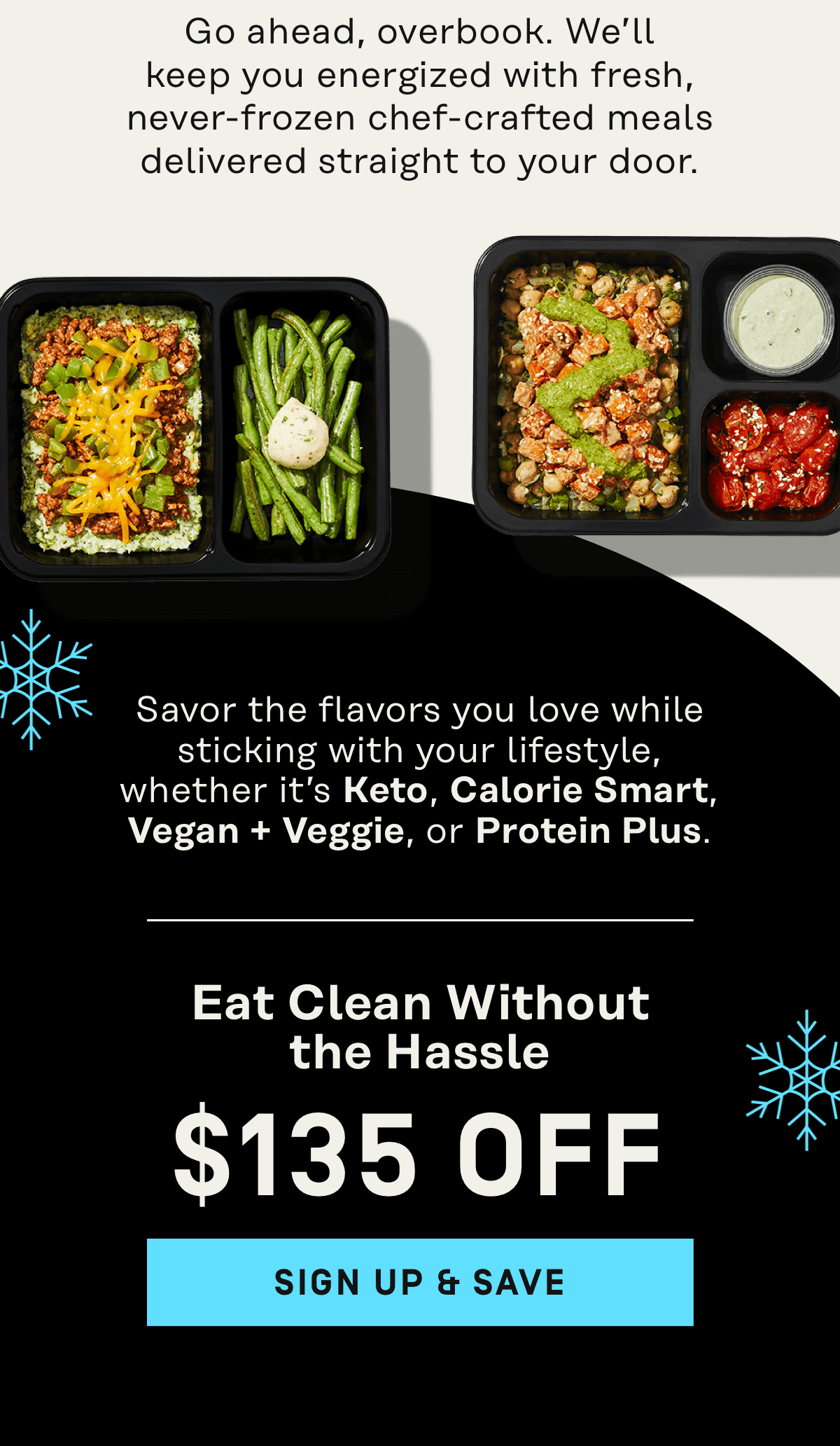 Eat clean without the hassle $135 OFF | Sign up & Save
