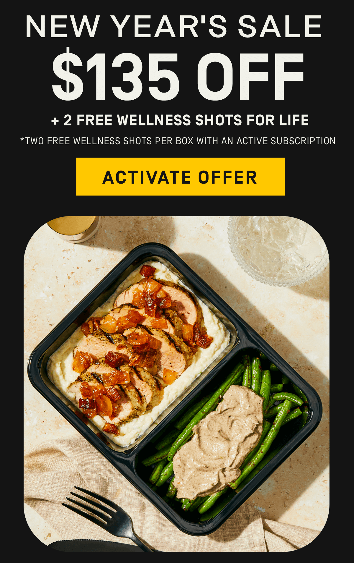 New Year's Sale $135 OFF + Free Wellness Shots for Life* [Two free wellness shots per box with an active subscription]