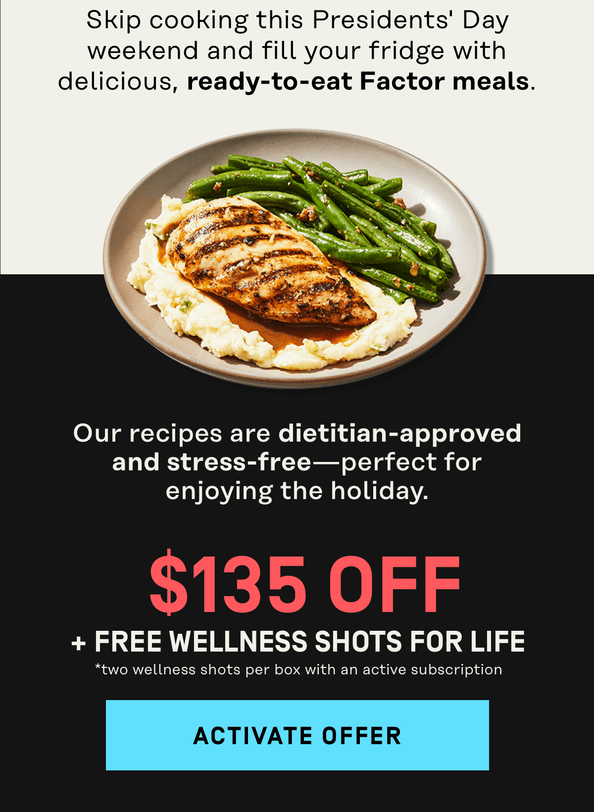 $135 Off + Free Wellnes Shots for Life | Activate Offer