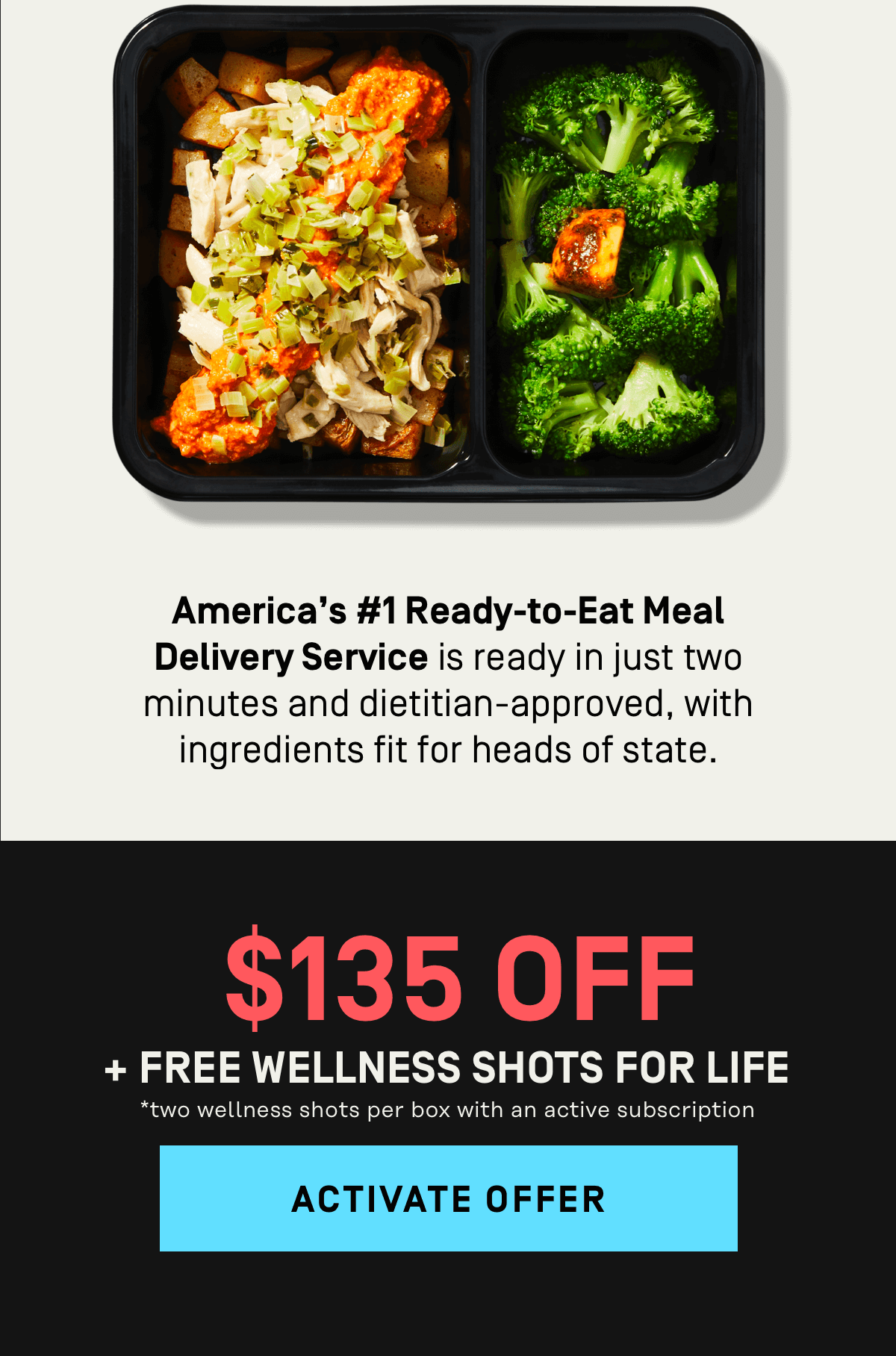$135 Off + Free Wellnes Shots for Life | Activate Offer