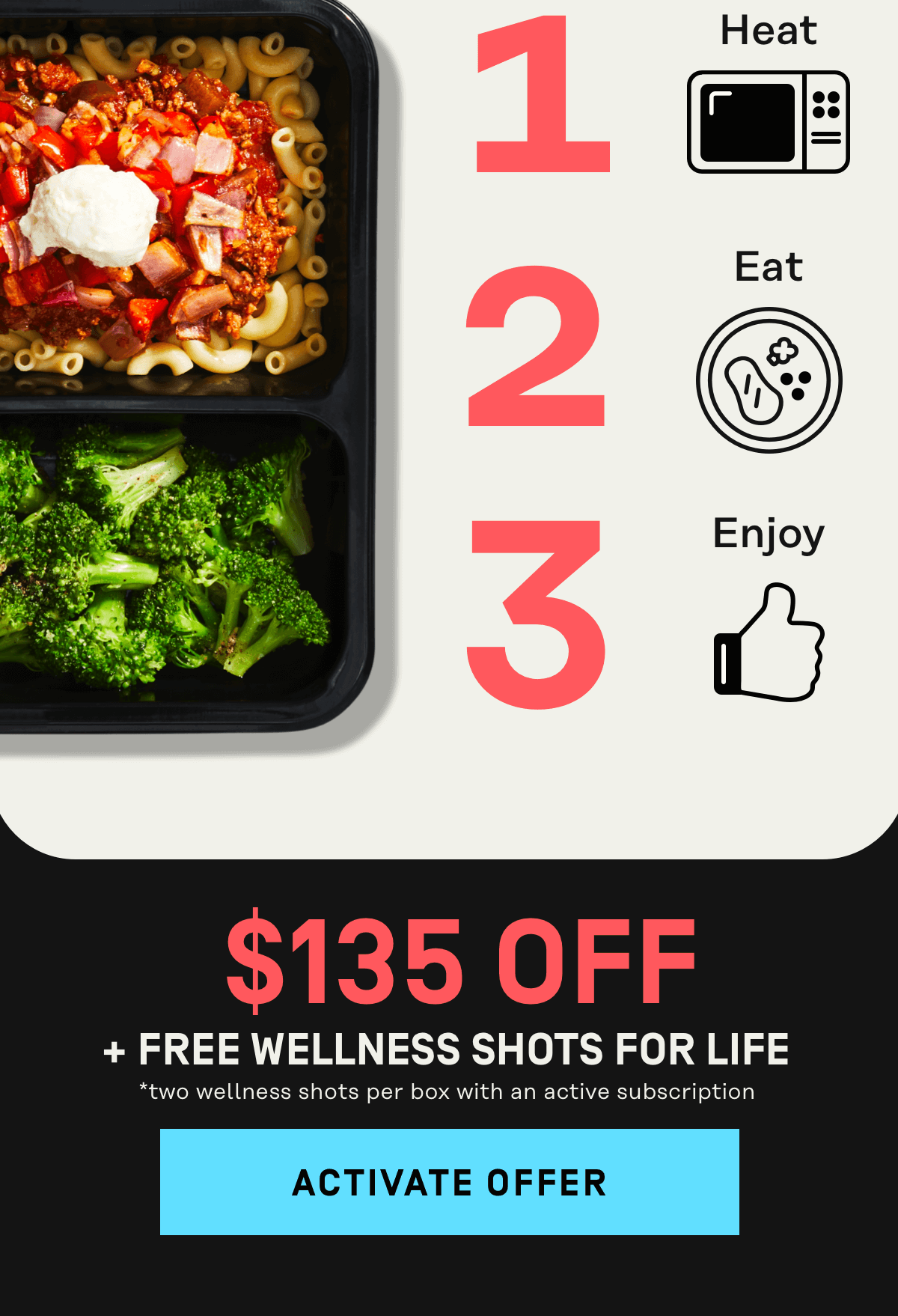 $135 Off + Free Wellnes Shots for Life | Activate Offer