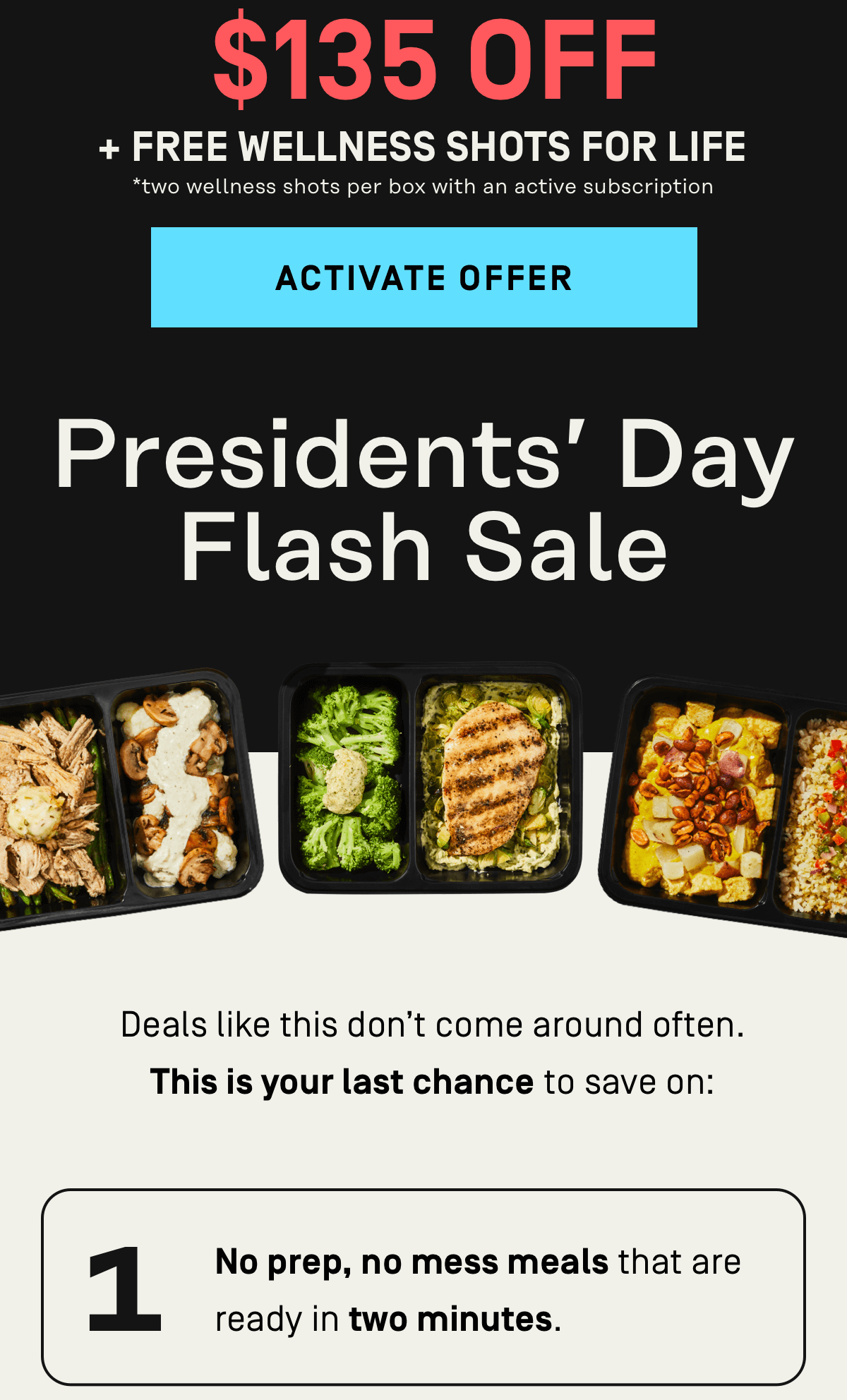 Presidents' Day Flash Sale $135 Off + Free Wellness Shots for Life | Activate Offer