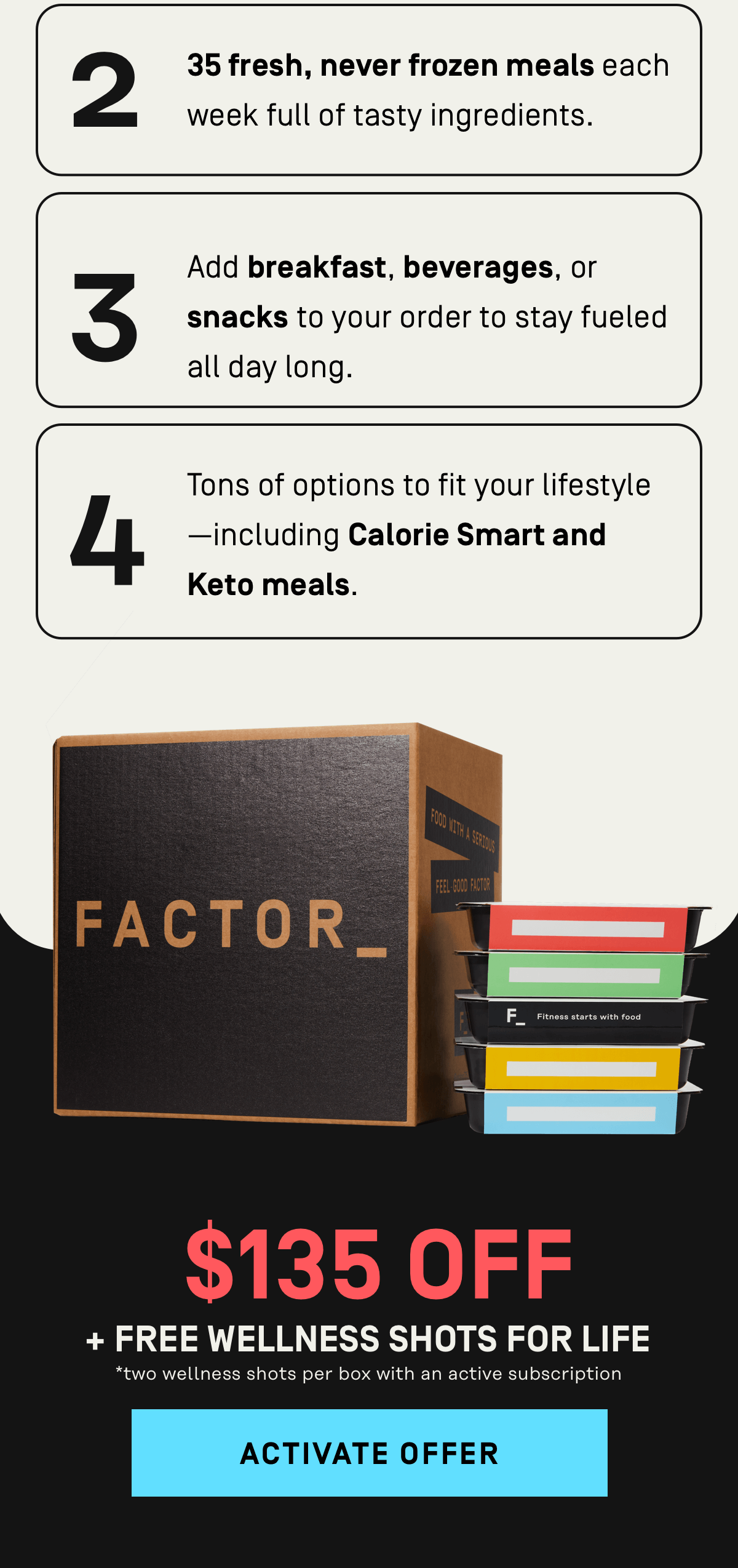 $135 Off + Free Wellnes Shots for Life | Activate Offer