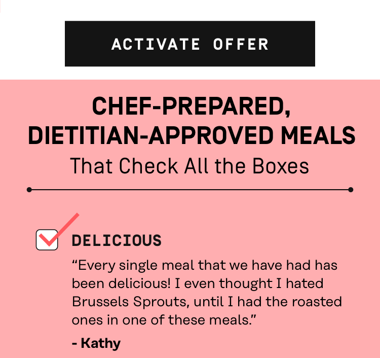 Chef-prepared, dietitian-approved meals that check ALL the boxes