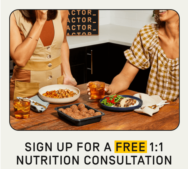 Sign up for a free 1:1 nutrition consultation