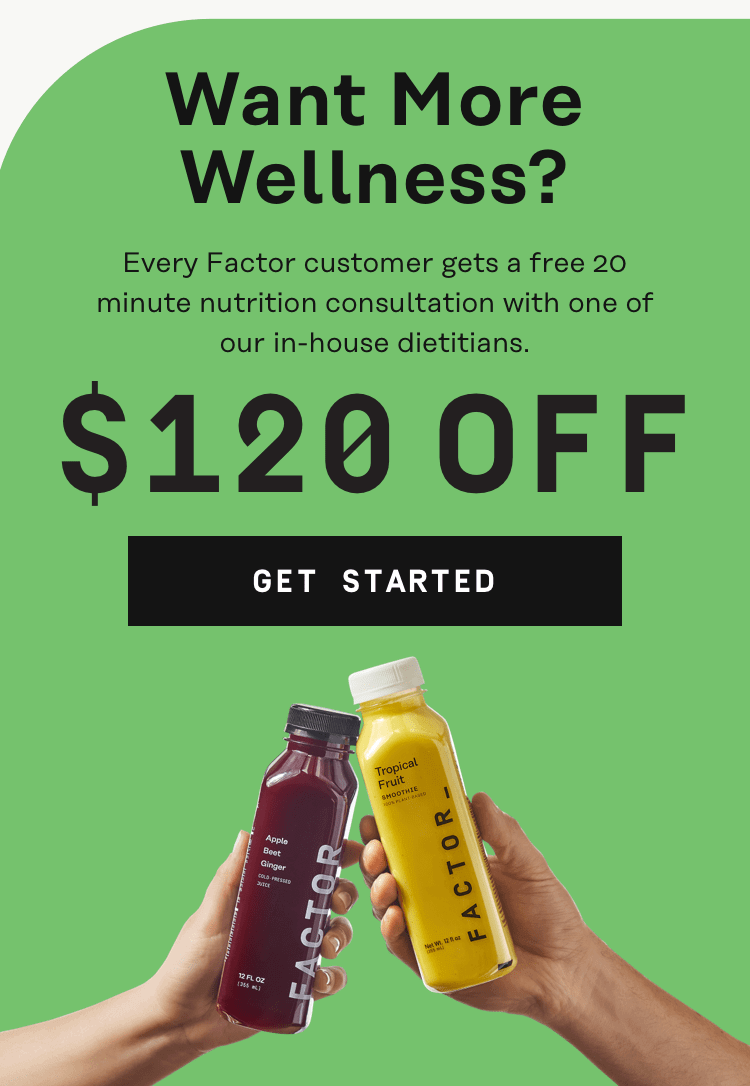 Want More Wellness - $120 Off - Get Started