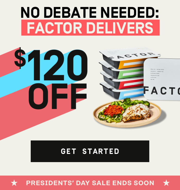 No debate needed: Factor delivers