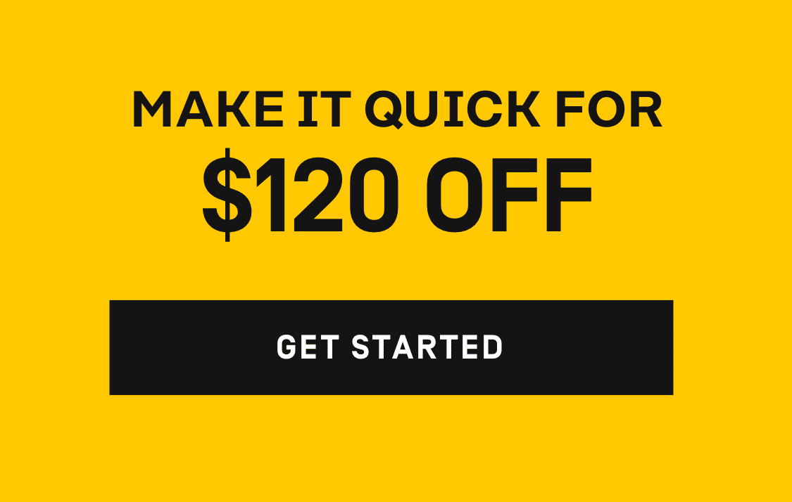 Save more than time: get $120 off