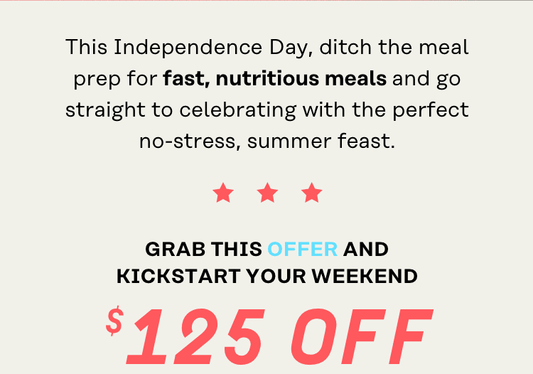 Grab this offer and kickstart your weekend - $125 Off