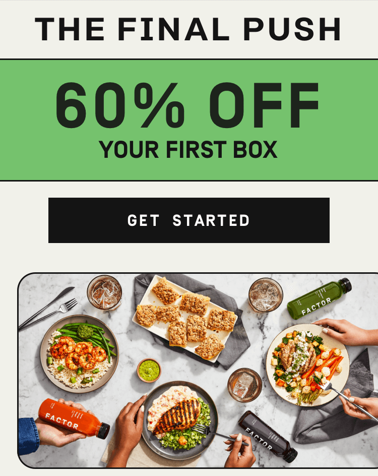 60% Off your first box | Get Started