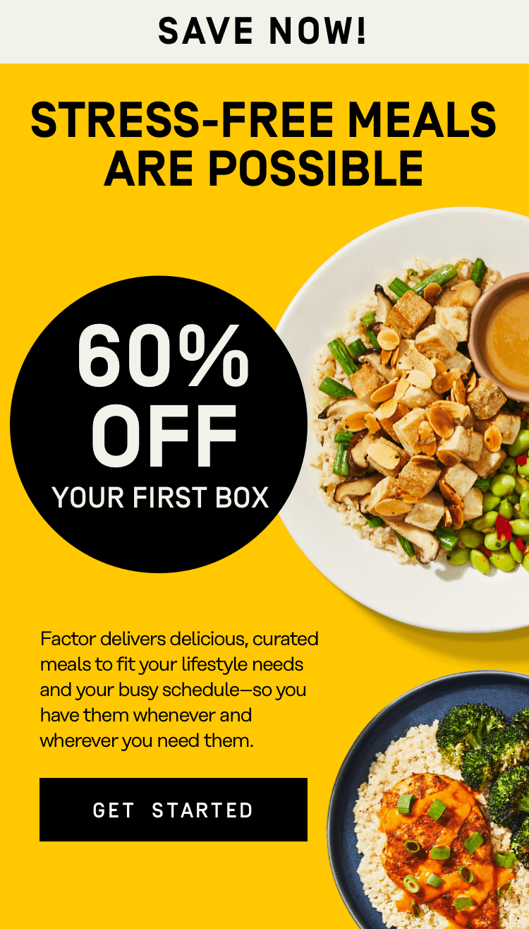 Stress-free meals are possible - 60% Off Your First Box | Get Started