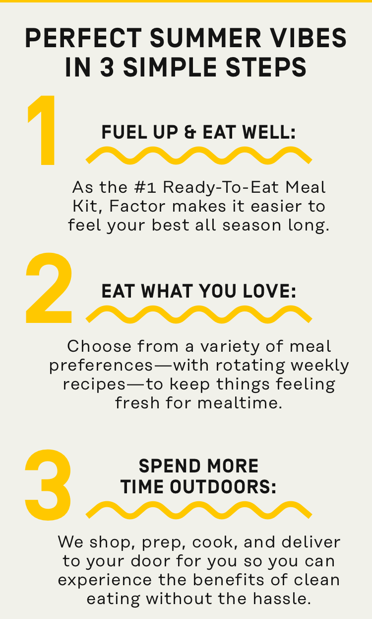 Perfect summer vibes in 3 simple steps 1) fuel up + eat well 2) eat what you love 3) spend more times outdoors