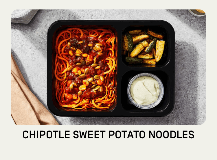 Chipotle sweet potato noodles