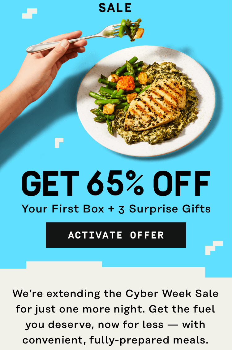 Get 65% Off Your First Box + 3 Surprise Gifts