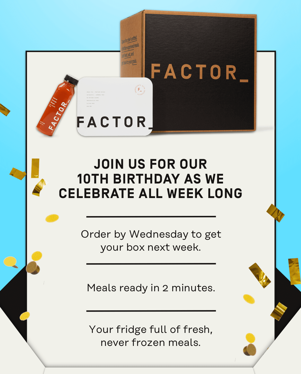 Join us for our 10th Birthday as we celebrate all week long