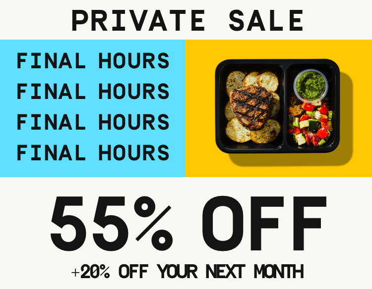 Private Sale 55% OFF + 20% OFF your next month | Activate Offer