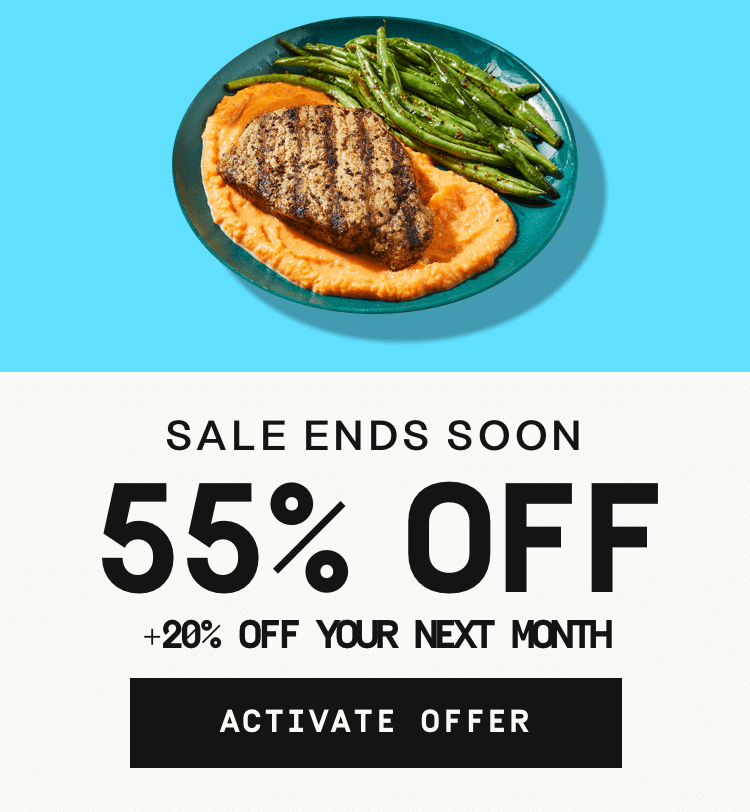 Sale ends soon: 55% Off + 20% Off your next month! Activate Offer