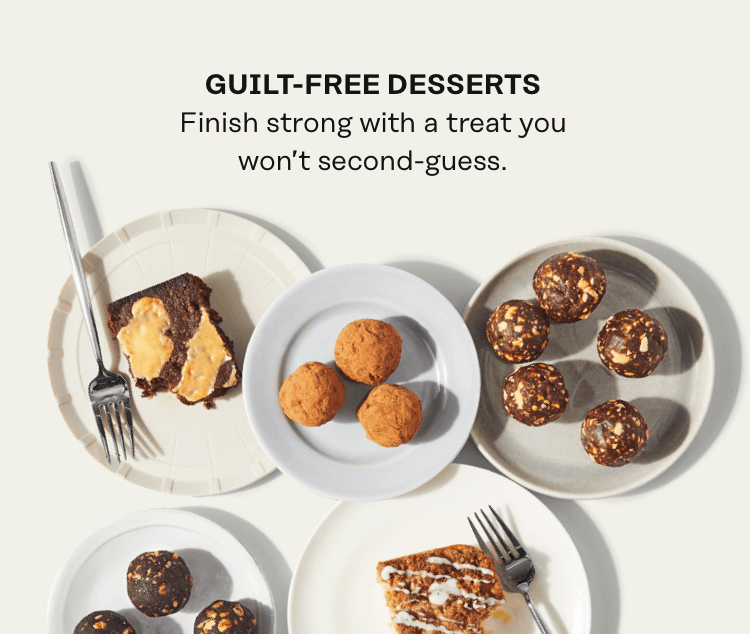 Guilt-free desserts