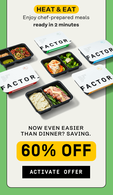 Heat & Eat - Enjoy chef-prepared meals ready in 2 minutes 60% OFF | Activate Offer