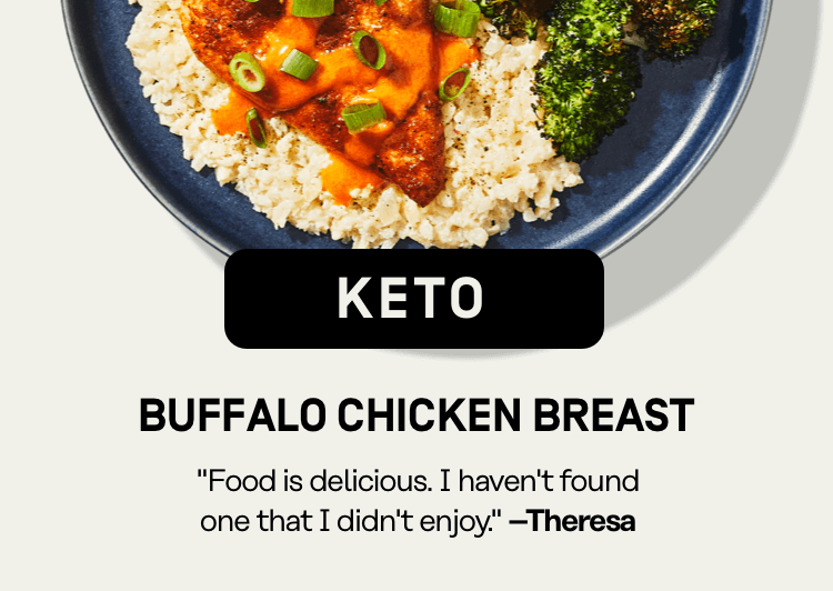 Keto buffalo chicken breast