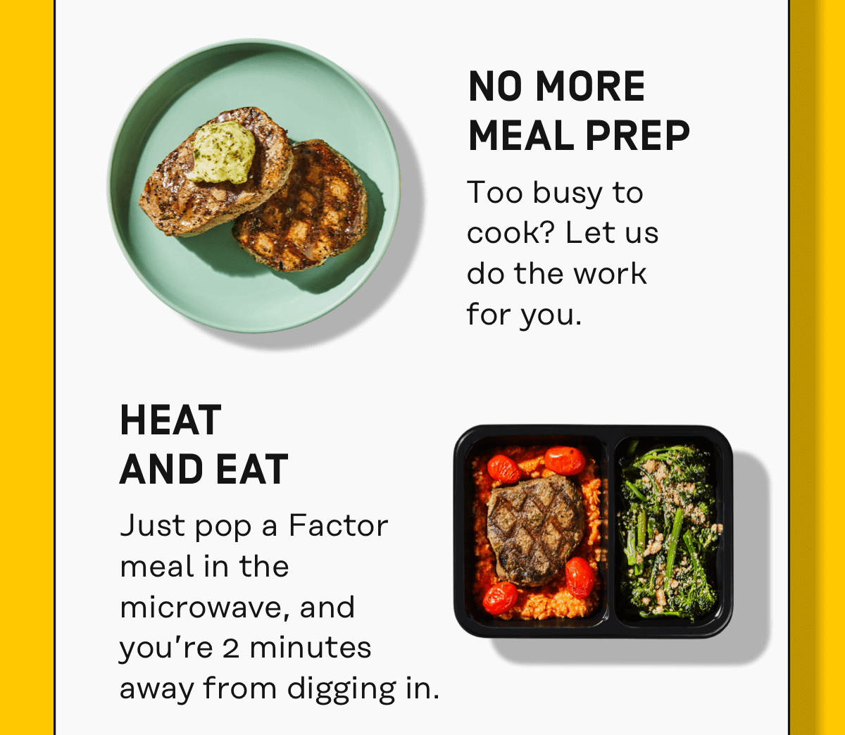 Factor 2-Minute Meals Box Recipe