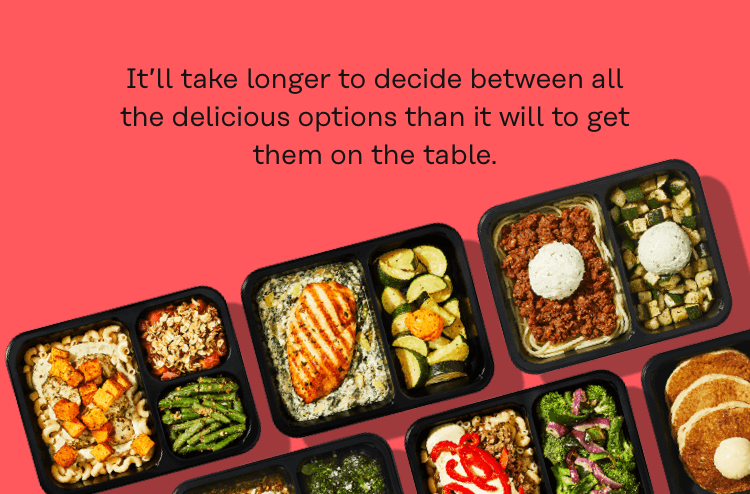 It'll take longer to decide between all the delicious options than it will to get them on the table