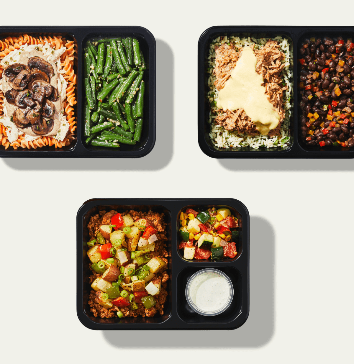 Skip the prepping, cooking, and stressing. With Factor, you're always just two simple staps away from clean, chef-crafted goodness: just heat and go.